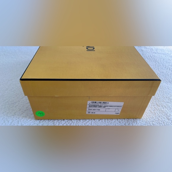 Authentic Fendi Women’s FF Jacquard Colibri Lite Slingback Pumps - Picture 16 of 16